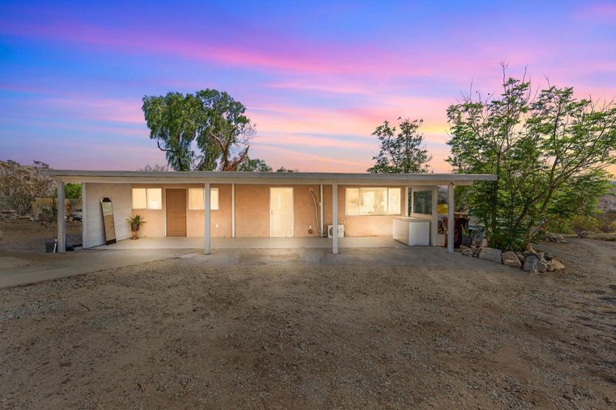 Investor or Owner-Occupant Opportunity -- Ranch Style Property on 2.5 Acres9301 Polaris Way, Morongo Valley7 Beds | 4 Baths | 2.5 Acres | Private Well | Horse ZoningRecently remodeled multi-unit property featuring two homes and an attached studio to the main house. The main house offers 3 beds/2 baths, the second home 3 beds/1 bath, plus a studio with a private bath--perfect for guests or rental income.Enjoy a private well, horse and agricultural zoning, and plenty of room for animals or expansion. Conveniently located near Palm Springs and Joshua Tree.Ideal for investors, multi-family living, or a peaceful desert retreat. Buyer to verify all information.Don't miss this one!