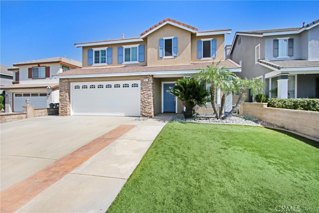 ELEGANCE & COMFORT IN NORTH FONTANA
Step into this beautifully upgraded 3-bedroom, 3-bath home where style and functionality meet. The moment you enter, you’ll be greeted by towering ceilings, a flood of natural light from expansive windows, and the timeless charm of plantation shutters. The warm-toned tile flooring sets the perfect foundation for the open and inviting floor plan. The chef’s kitchen is a showpiece with crisp white cabinetry, gleaming quartz countertops, and a seamless flow into the dining and living spaces—complete with a cozy fireplace. Upstairs, the spacious loft offers the perfect spot for a home office, reading nook, or kids’ play area. Enjoy the convenience of an indoor laundry room, a 2-car garage with epoxy flooring, and low-maintenance front and backyards featuring lush artificial turf. Two backyard storage sheds provide plenty of space for tools, hobbies, or seasonal décor.
Located just blocks from San Sevaine Park and David W. Long Elementary School, this home combines modern upgrades, smart use of space, and an unbeatable location. Your next chapter starts here—schedule a showing today!