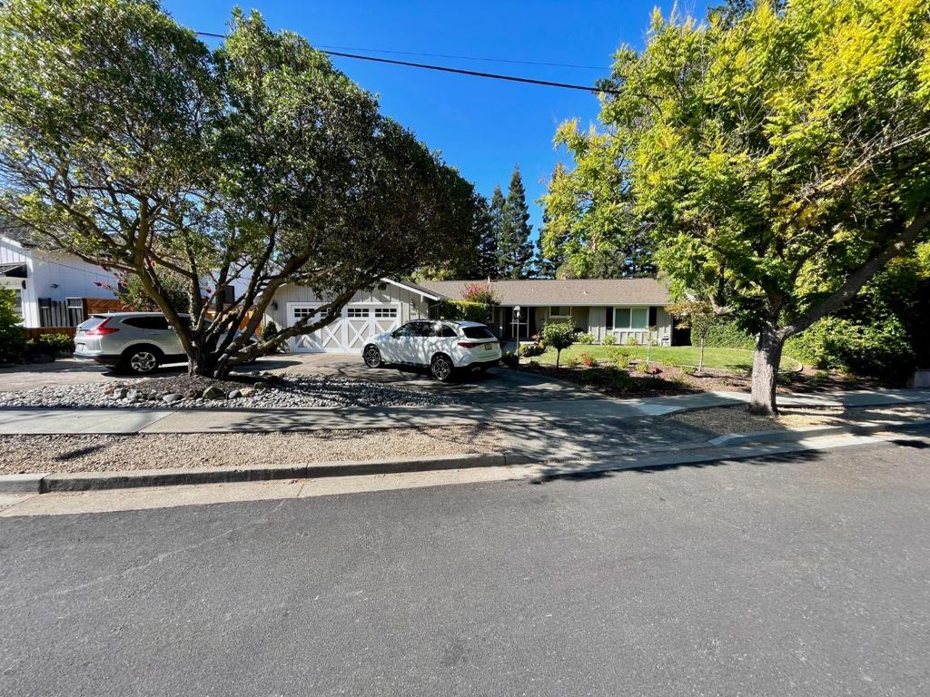 Wonderful Los Gatos cul-de-sac location! This well-maintained home features hardwood flooring, an updated kitchen and baths, and central A/C for year-round comfort. The spacious, open living and dining area is filled with natural light from large windows overlooking the beautifully landscaped backyard. Enjoy outdoor living on the covered back patio, perfect for relaxing or entertaining. Situated on a generous lot, this property offers endless possibilities to expand, build new, or add an ADU. Dont miss this rare opportunity to create your dream home in one of Los Gatos most desirable neighborhoods..