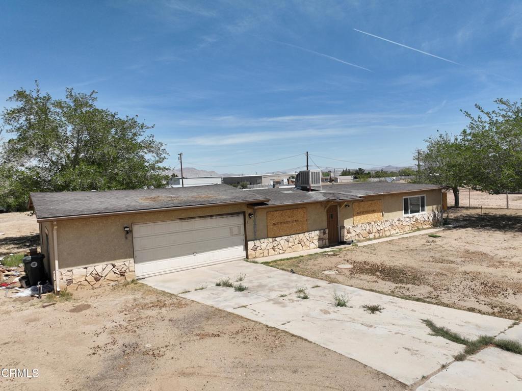 Situated on a generous lot just under an acre, this 3-bedroom, 1-bathroom home in Victorville presents a prime investment opportunity for those looking to add value through renovation. The property has been largely untouched over the past year and is in need of attention, offering a blank canvas for investors, flippers, or buyers with vision. With its expansive lot, there's potential not only for interior upgrades but also for future expansion, additional structures, or creative landscaping. Whether you're looking to restore and resell or create a personalized residence with significant upside, this property holds strong potential in a growing High Desert market.