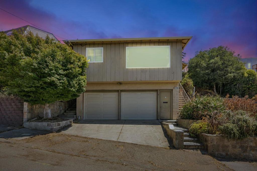 Welcome to 16668 Winding Blvd! A Great Starter Home in the San Leandro Hills! This charming 3-bedroom, 2-bath home offers 1,375 sq ft of comfortable living with sweeping hilltop vibes and lovely views from the living room and kitchen. Enjoy newer laminate flooring throughout, an updated primary bath, and modern dual-pane windows for energy efficiency. The spacious bonus room downstairs is perfect for a home office, gym, or playroom. Bonus: theres an EV charger already installed! Great layout, great location, and move-in ready come see the value for yourself!