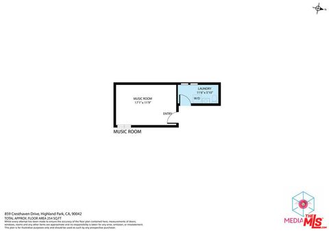 Tiny photo for 859 Cresthaven Drive, Los Angeles, CA 90042 (MLS # 26659521)