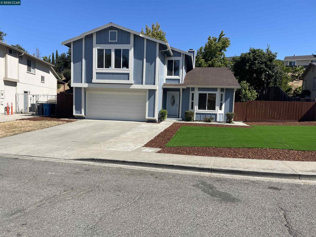 Welcome to 824 Taper Ct – a beautifully remodeled 4-bedroom, 3-bath retreat nestled in a quiet Vallejo cul-de-sac. Step inside to an open and airy layout filled with natural light with high vault ceilings, designed for both everyday comfort and effortless entertaining. New dual pane windows, laminate flooring and upgraded bathroom. Tesla owned solar. At the heart of the home, the brand-new kitchen shines with modern appliances, sleek finishes, and an easy flow into the dining and main living area — the perfect space for gatherings big or small. A second living room near the entry provides flexibility for a cozy reading nook, home office, playroom, or additional lounge. Both living spaces connect seamlessly, giving your family the freedom to spread out or come together. Step outside to a private courtyard-style backyard with fruit trees, ideal for weekend BBQs, outdoor dining, or simply unwinding under the stars.