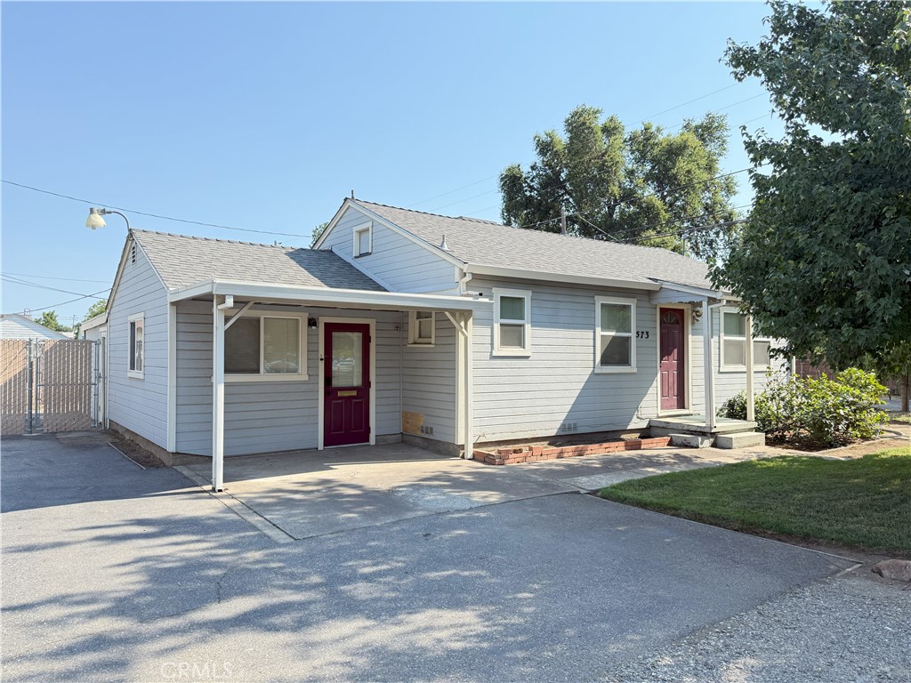 Located in a mixed-use neighborhood and originally built in 1951, this 996?sq?ft former residence has been thoughtfully converted into a professional office space, offering a versatile layout that includes two private offices, a welcoming shared reception/common area, and two bathrooms. The attached garage has been transformed into a functional workspace—ideal for storage, creative projects, or an auxiliary office—and the rear of the property provides generous off-street parking. Located just blocks from downtown Chico, with easy access to local amenities, this turnkey office is appropriate for professional services, creative studios, consulting firms, or practitioners seeking a small, flexible workspace.