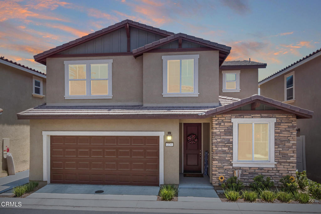 Modern Comfort, Energy Efficiency & Scenic Views in Harvest at Limoneira!Welcome to this nearly new 4-bedroom, 3-bath home built in 2023, offering style, functionality, and thoughtful design in one of Santa Paula's most exciting new communities. The open-concept floor plan features a highly desirable main-floor bedroom and full bath, perfect for guests, multigenerational living, or a private office setup.Upstairs, the spacious primary suite includes a dual-sink vanity, soaking tub, separate shower, and a walk-in closet for your comfort and convenience. The bright and airy layout is ideal for both everyday living and entertaining.A huge bonus to this property is the fully paid off solar panel system, offering significant monthly energy savings and long-term efficiency--an incredible value-add for today's cost-conscious homeowner.Set on a premium lot with no rear neighbors, you'll enjoy added privacy and unobstructed mountain views from your backyard.Located in the vibrant Harvest at Limoneira community, you'll have access to resort-style amenities, including a pool, fitness center, clubhouse, BBQ areas, outdoor spaces, gardens, walking trails, and more.This home blends new construction peace of mind, energy-efficient living, and a lifestyle-focused neighborhood--perfect for buyers seeking beauty, function, and a strong sense of community.