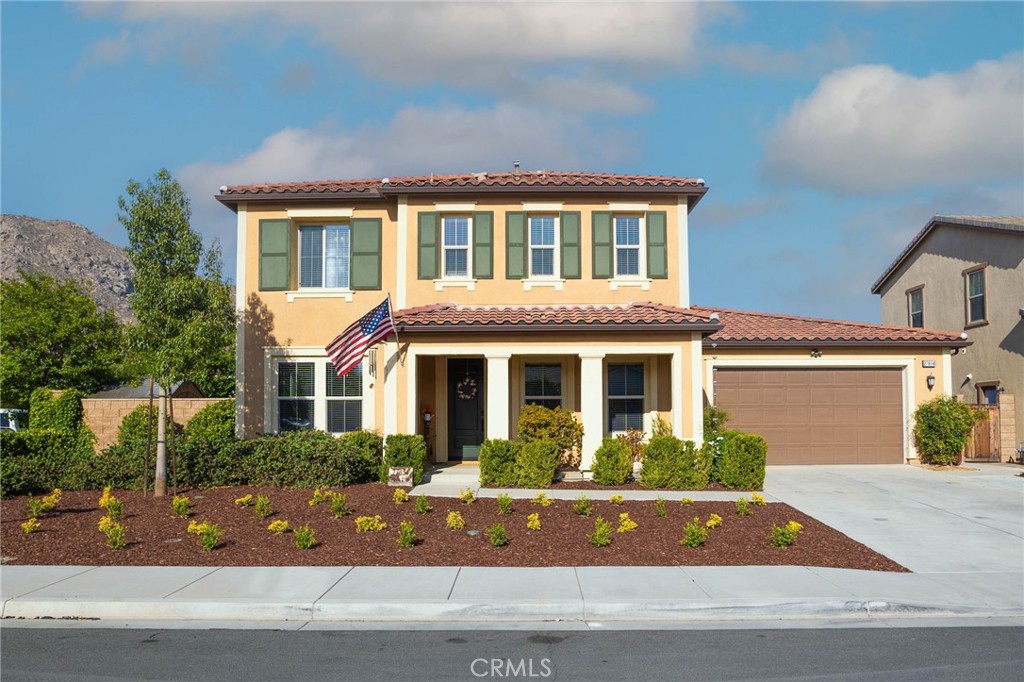 Coming Soon in Heritage Lake! Spacious, stylish, and ideal for multi-generational living. Welcome to your dream home in the highly sought-after Heritage Lake community of Menifee. Situated on a quiet cul-de-sac, this impressive two-story residence offers 5 bedrooms, 3.5 bathrooms, and an expansive 3,408 square feet of thoughtfully designed living space, perfect for large or blended families. Step inside and enjoy luxury vinyl flooring throughout the downstairs, an open and inviting layout, and a chef-inspired kitchen that’s made for entertaining. Highlights include a massive center island, stainless steel appliances, a walk-in pantry, and a convenient butler’s area, all seamlessly connected to the spacious family room. Ideal for guests or extended family, the downstairs also features a private bedroom and full bath with walk-in shower, plus a stylish guest half-bath with a brand new vanity for guests. Upstairs, you’ll find generously sized secondary bedrooms and a large primary suite with serene mountain views, a spacious bathroom, and a walk-in closet. Additional features include a freshly painted interior, energy-efficient tankless water heater, and a 2-car tandem garage with space for three vehicles. The low-maintenance front yard keeps things looking clean and polished, while the backyard is a true retreat, with a built-in covered patio, above-ground spa, dog run, moveable firepit island with mini fridge, tranquil fountain, lush potted plants, and three storage sheds for all your extras. Living in Heritage Lake means enjoying resort-style amenities: you’ll enjoy an enviable resort-style lifestyle with access to two Jr. Olympic–size pools perfect for laps or cooling off, a splash park and wading pool for the kids, three tot-lot playgrounds, paddleboats to explore the scenic 25-acre lake, catch-and-release fishing, a rentable clubhouse for private events, a lakeside fitness trail with built-in exercise equipment, and a calendar full of exclusive community events. This home blends comfort, style, and community living. Don’t miss your chance to make it yours!