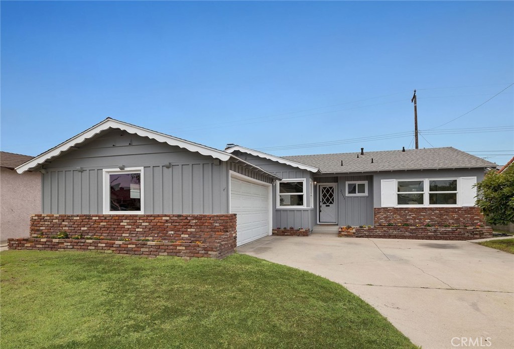 Great 4 bedroom 2 bath (1+3/4) West High home with curb appeal, lots of light and in move in condition - step inside to feel the brightness with the new laminate flooring and fresh paint - open kitchen with white cabinets, large stainless sink, tile floor and cook top - cozy family room or formal dining room or both off kitchen - spacious living room with white brick fireplace, high ceilings and direct back yard access - good size primary bedroom with mirror closet doors and private access back yard access - several of the bedrooms are bigger than you normally find - individual laundry area - forced air heating - fresh interior and exterior paint - new laminate flooring - double attached garage with direct access and auto opener - the comfortable back yard has a patio, lawn area and fruit trees all for outdoor enjoyment - just the right size - convenient to shopping + medical + restaurants + award winning schools + freeway access + 15-20 minute drive to the beach and more - wonderful opportunity to get in the neighborhood - what are you waiting for ?
