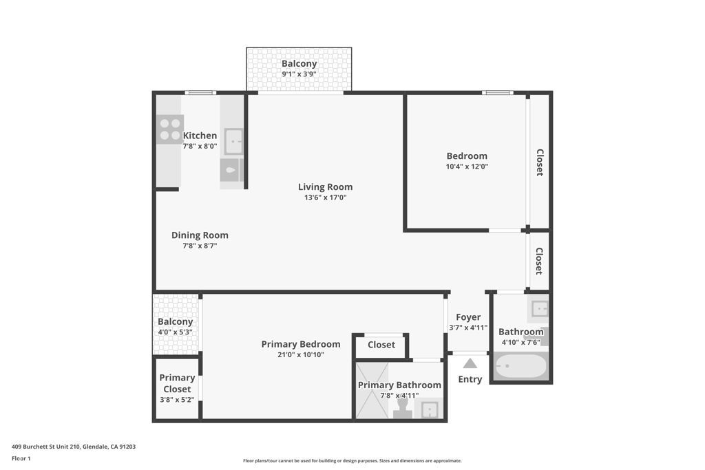 Photo of 409 Burchett St #210, Glendale, CA 91203 (MLS # BB25252732)