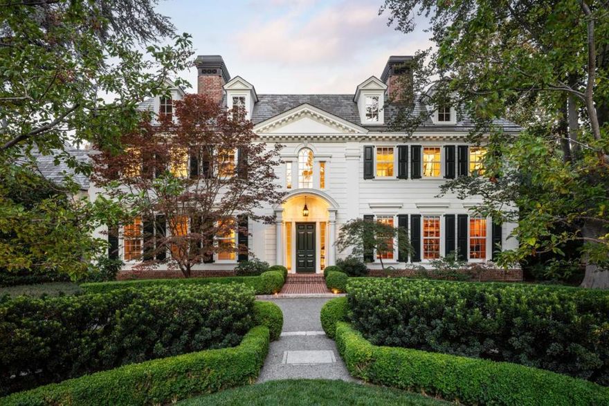 AN HEIRLOOM PROPERTY ON LINDENWOOD"S LARGEST PARCEL- An estate of rare distinction, this masterpiece unites the vision of architect David Buergler and the craftsmanship of Pacific Peninsula Custom Group on 2.52 acres. Every element reflects an uncompromising commitment to craftsmanship. Expansive formal salons and inviting everyday spaces unfold across three levels served by an elevator, complemented by a theater, billiards lounge with full bar, and 1,100-bottle wine cellar on the lower level. Outdoors the lifestyle continues with a heated loggia, pool, spa and cabana. A separate guest house, collector's garage, commercial grade generator and well underscore the estate's thoughtful amenities. The grounds, designed by Susan Ogle, are a work of art unto themselves with parterre gardens, vast meadow and heritage magnolia. This is a property that elevates luxury to an unparalleled level, where architectural excellence meets a setting of extraordinary scale.