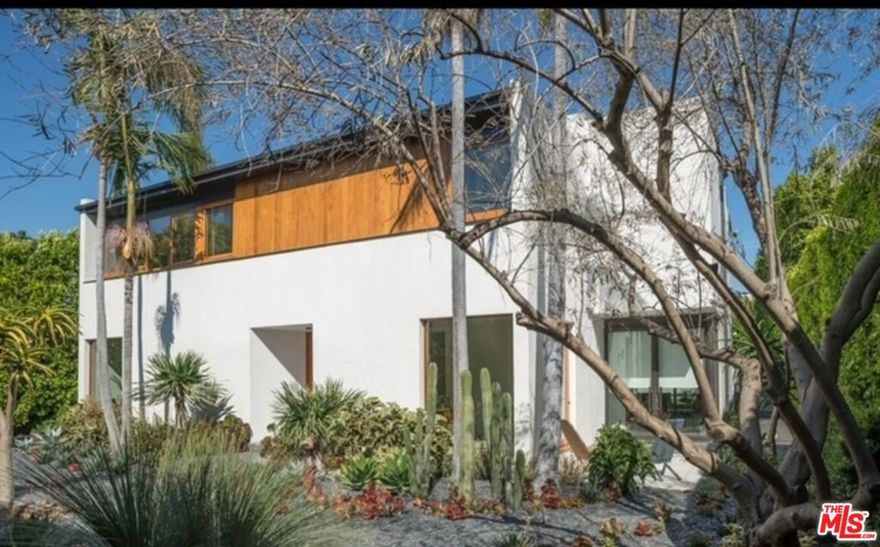 Beautifully maintained 4 bedroom/4 bath house near Melrose Place.  Very private with high hedges, large renovated backyard with pool and lush landscaping.  In addition to main house, there is a 2 story guest house with another bedroom and 2 bathrooms.  Must see!