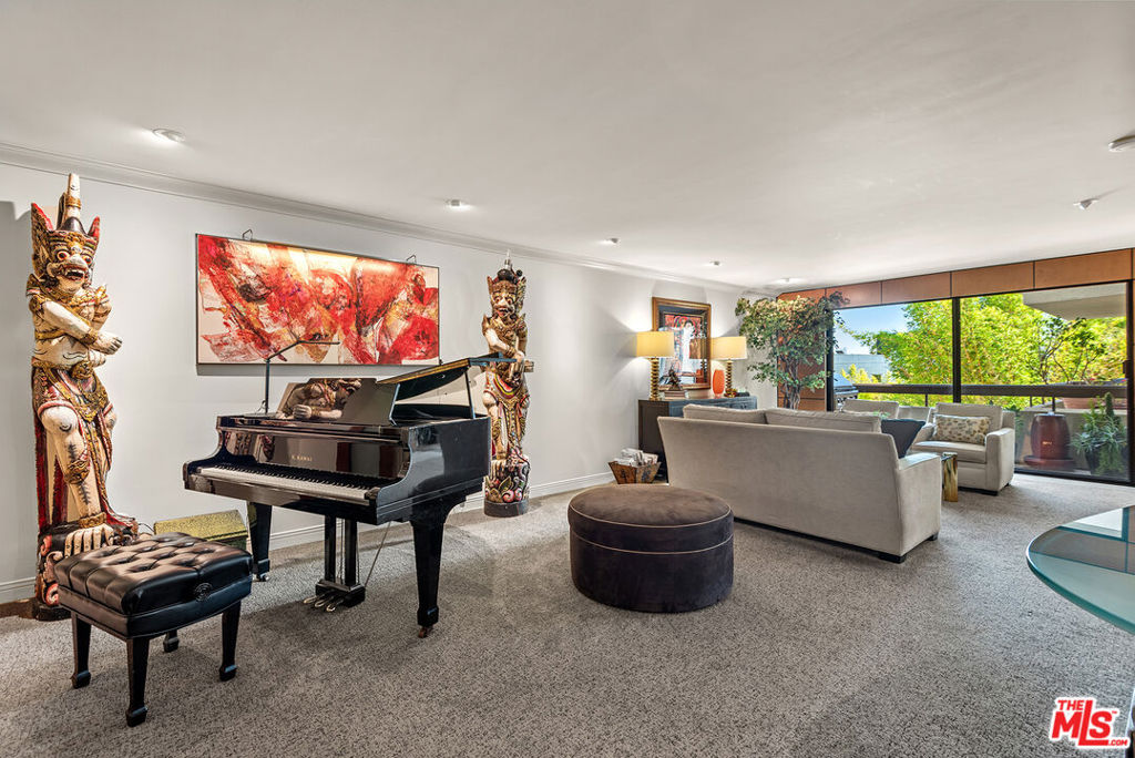 Nestled in the heart of West Hollywood, this exquisite residence offers a rare blend of luxury, style, and unbeatable location. Thoughtfully designed with custom features and high-end finishes, this one-of-a-kind home exudes sophistication and exclusivity. This stunning home, bathed in natural light from its Southern exposure, offers meticulously designed space with a flexible two-level layout. The main floor is ideal for entertaining and dining and provides breathtaking views of the iconic Schindler House and the tranquil, beautifully landscaped courtyard below. The lower level suite can be transformed into a bedroom, office, media room, or den, all while opening to the serene courtyard perfect for work or relaxation. Key features include: Full-sized laundry room with side-by-side washer and dryer; Smart home technology for modern convenience, including three wall-mounted Samsung Smart TVs (65", 55", and 45"); Two side-by-side parking spaces with EV charging stations; Access to on-site fitness center with showers, sauna, a sunny courtyard with a large spa/jacuzzi; Earthquake insurance included, and more providing convenience and peace of mind. Situated in one of the most vibrant neighborhoods, this home offers unmatched access to trendy boutiques, world-class restaurants, cozy cafes, and a buzzing nightlife. Don't miss out on the chance to own a dramatic and unique home that seamlessly combines luxurious living with the finest amenities of West Hollywood. Book your private tour today and make this home in West Hollywood your new address!