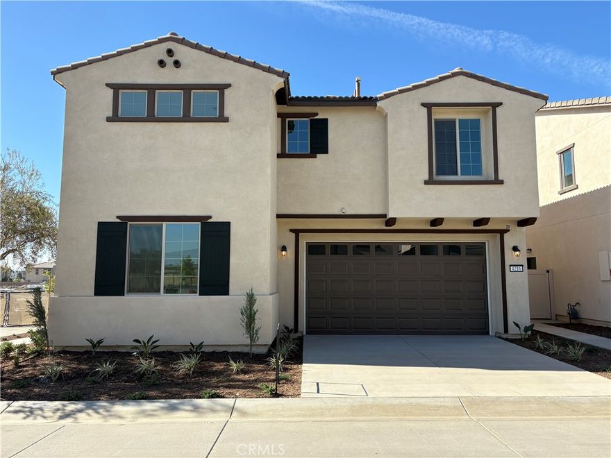 Welcome to 4216 South Hummingbird Paseo in Ontario Ranch! This newly built 2025 Single Family home boasts an open floor plan with 5 bedrooms and 3 bathrooms + 1 Loft, attached 2-car garage with 2 cars driveway. Solar is included. End Unit with better view and more bright. Walking to "The Station" Shopping Center and Costco, 3 minutes to Freeway I-15. 5 minutes to South Eastvale Gateway shopping Center, 15 minutes to North Ontario Mills. Make this house your home before it's gone! . (Washer and Dryer will be installed before you move in.)
