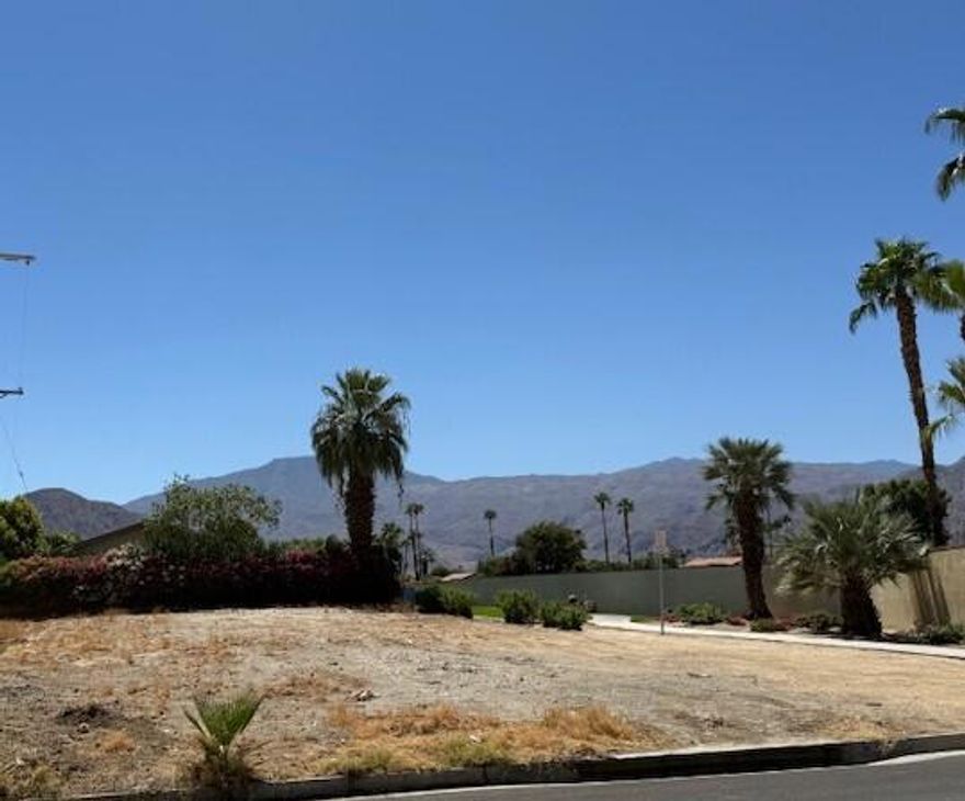 Awesome oversized Lot out of La Quinta Cove! Sagebrush is One of Three Streets off Washington St. Stunning Mountain Views, Lot is right off Washington St. Call today!