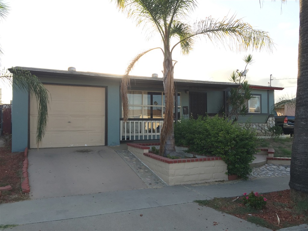Great home for first time buyers with a huge back yard! This home qualifies for the City of San Diego loan program if funds available! 3 bedrooms makes this home a great family home! Master bedroom had a great walking closet a ladies delight! A nice patio off kitchen area, perfect for entertaining. Storage shed in the back. Not a short sale! Close to schools and easy freeway access. Neighborhoods: Lomita Equipment: Range/Oven Other Fees: 0 Sewer: Sewer Connected Topography: LL
