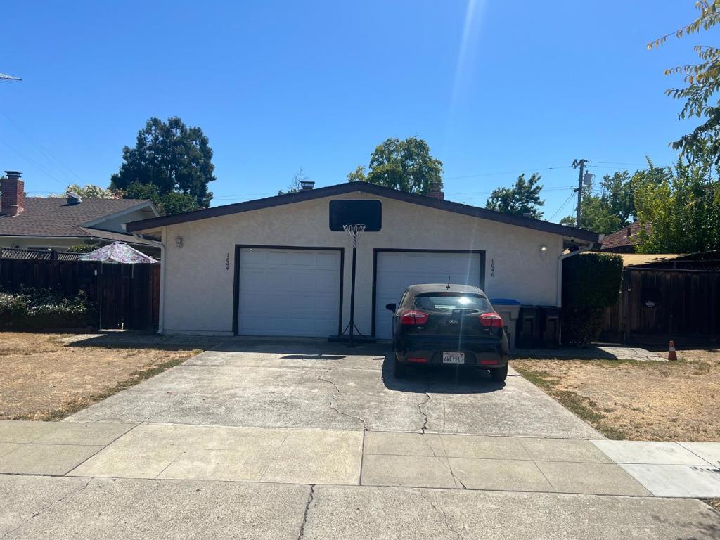 This beautiful duplex is located in West San Jose. Excellent investment opportunity here. Nestled on a charming tree lined street, with easy access to San Tomas Expressway, Saratoga Avenue and hwy 280. This is a commuters dream. Excellent rental potential. The 1044 unit offers 2 bedrooms and 1 bath, and has a private front patio and backyard. The 1046 unit offers 2 beds and 1 bath, has a private front patio and private backyard, both are great for entertaining. Each unit has its own detached garage. The 1046 unit has been upgraded with a new kitchen and stainless steel appliances, and will be delivered vacant. Perfect for the new owner to occupy or rent out. Close to Santana Row/Westfield Valley Fair mall. 8 minutes to downtown Campbell. This is a must see!