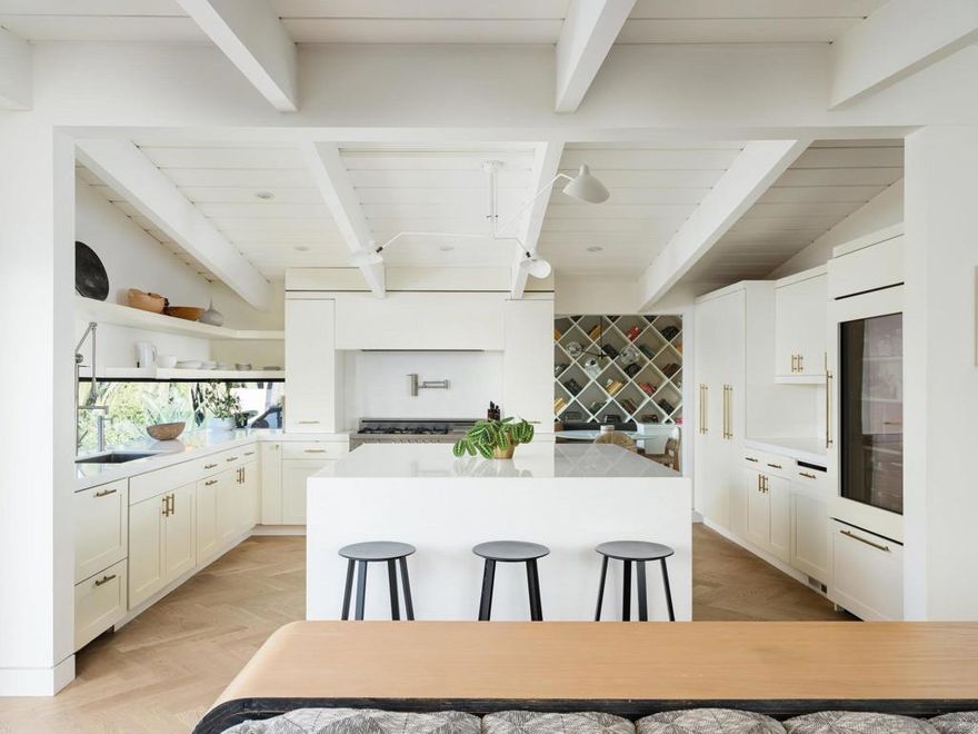 The perfect combination of updated finishes, ocean views, and a convenient village location in Olde Del Mar - within walking distance to the beach, restaurants, and shops! Beautifully appointed with hardwood floors, marble countertops, and designer lighting, this transitional-style beach house has an open concept floor plan with multiple glass doors to enhance the indoor/outdoor living. A private gated courtyard offers a peaceful haven for al fresco dining while bifold doors off the living room open to a viewing deck, easily extending your entertaining spaces. The tiered backyard features additional sitting areas & a play space for kids or pets. A rare offering with no subterranean rooms, the 3 secondary bedrooms are on the main level & the upstairs encompasses the primary bedroom & an expansive deck with ocean panoramas. 2-car garage w/EV charger & dual washers & dryers & extra long driveway with additional parking. The complete package with all the best that Del Mar has to offer!  Located just 20 miles north of downtown San Diego on the Southern California coastline, the historic Del Mar Village is unique in its offering of a vibrant small-town atmosphere, natural playground along the Pacific Ocean, and the casual sophistication of a world-class destination. Residents and visitors from across the globe are attracted to its tranquility, breathtaking vistas, stunning sandstone canyons, beach and other recreational activities, and award-winning cuisine with spectacular ocean views. The collection of unique, independent shops and services, upscale and casual restaurants, and boutique hotels is accessible on foot throughout the heart of the Village or easily navigated on a bicycle. Del Mar has dog-friendly beaches and is home to the renowned Del Mar Racetrack, which brings the excitement of thoroughbred horse racing events during the summer and fall racing seasons, and the San Diego Fairgrounds that host the hugely popular San Diego County Fair and many other special events throughout the year.