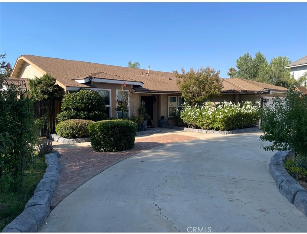 Hurry won't last. Don't miss the opportunity to own this beautiful remodeled and spectacular single-story horse property located in the peaceful and desirable Woodcrest community in the city of Riverside. This property features 3 bedrooms and an office that could be 4th bedroom, 2 bathrooms have been remodeled, walk-in closet, inside laundry room with access interior to 2 car garage, tile flooring throughout the house, vaulted ceiling in living room, kitchen has granite counters with built-in appliances, 2,018 SqFt of living area, spacious 40, 946 Sq. Ft. lot. This house has been upgraded with a newer A/C system, newer pool and Spa with rock formation design, newer concrete decking and side yard , downslope lot toward rear with stables (3) horse capacity, solid rock and wrought iron fencing on the front side of the main dwelling, a large covered patio at rear area with BBQ and new roof. It's perfect for gathering with friends and family. This property also offers fruit tree, and year round creek that runs along the riding arena at the lower portion of the property. DON'T MISS YOUR CHANCE TO MAKE IT YOURS!!!