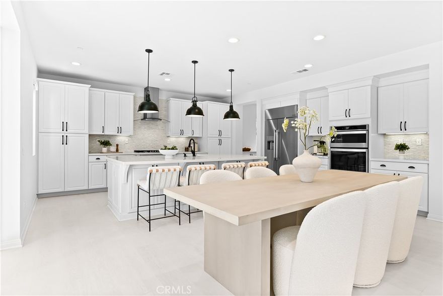 Welcome to a rare Rancho Mission Viejo gem that blends modern efficiency, smart-home technology, and thoughtful upgrades with everyday comfort and resort-style living. This 4-bedroom residence, which includes a private casita and loft, offers 2,880 square feet of living space on a generous 4,581 square foot lot. Designed with both luxury and practicality in mind, the home is powered by an owned 10.88 kW solar system with 34 Silfab panels, LG Chem battery backup, and a Huawei inverter, ensuring reliable energy savings and resilience. Future-proof CAT7 wiring throughout which delivers lightning-fast connectivity for streaming, gaming, and remote work. The garage is equally impressive, equipped with a Tesla Wall Charger, a 220V outlet, and dual high-capacity outlets capable of powering multiple refrigerators or freezers. Everyday comfort is elevated by custom programmable LED eave lighting that wraps the home, offering ambiance and effortless holiday displays year-round. California Closets throughout maximize organization, while a whole-home water filtration system provides fresh drinking water and prolongs appliance life. The backyard retreat features a Jacuzzi hot tub for relaxation and entertaining, complemented by durable scratch- and spill-resistant vinyl flooring inside, ideal for families with kids or pets. Retractable screen doors on the upstairs balconies and new sliders downstairs add convenience and comfort. Smart home technology brings ease and peace of mind with a Nest doorbell camera, smart front door lock, and two Nest security cameras for remote access and security monitoring. Entertainment is seamlessly integrated with four Klipsch Reference in-ceiling speakers in the living room, pre-wired for 7.2 surround sound, along with outdoor speakers for both the backyard and the casita courtyard, creating the perfect setting for gatherings. The garage completes the home with an epoxy-coated floor for a clean, durable finish and built-in cabinets on all sides, providing extensive storage. Exclusive to Rancho Mission Viejo residents are all amenities in the Villages of Sendero, Esencia, Rienda and future Villages. There are community amenities for all from breath-taking resort-style pools and spas, Esencia school K-8, community farms, fitness centers, guest house, putting green, bocce ball courts, tennis and pickle ball courts, playgrounds, coffee shop, fire pits, an arcade and so much more!