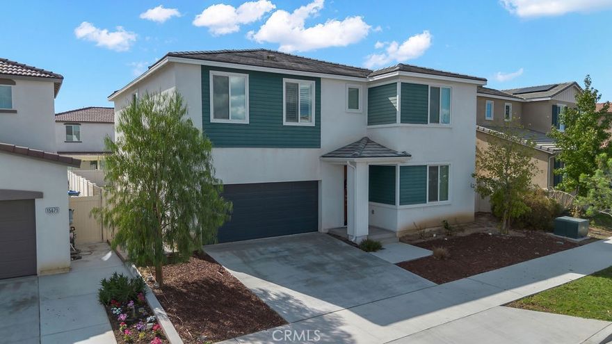 Step into modern comfort with this stunning Moreno Valley home offering 5 bedrooms, 3 bathrooms, a loft, and a private den/office—all within nearly 2,950 sq. ft. of thoughtfully designed living space. Built in 2021, the open-concept floor plan is perfect for gathering with loved ones, hosting celebrations, or simply enjoying everyday life.



The spacious kitchen opens seamlessly to the living and dining areas, while the versatile loft and den give you room to work, play, or unwind. Outside, the finished backyard with a covered patio, cement slab, and planter is ideal for barbecues, summer nights, and creating lasting memories.



This home blends modern style with everyday functionality, making it the perfect place to grow, entertain, and call your own.