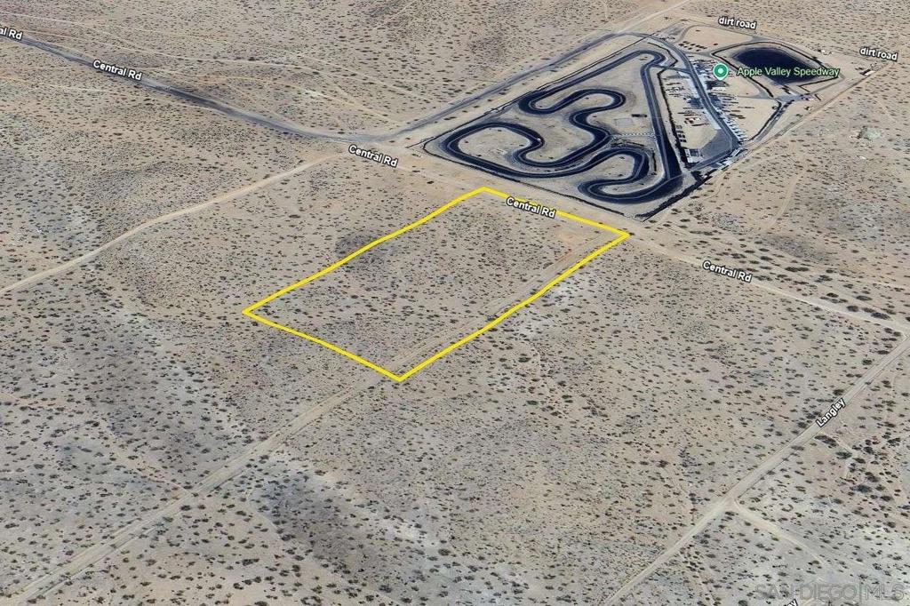 Secure 5 acres in Apple Valley, ideally positioned for residential living or your personal retreat! This property offers space to design your ideal setup in a peaceful setting. Located just across from Apple Valley Speedway, it blends open space with a touch of local excitement. Easily accessed by dirt road, the lot is definitely ready for your vision. Set up off-grid living your way, with the freedom to explore solar or alternative energy options. Enjoy the benefits of a friendly community while being less than 30 minutes from Victorville for shopping, dining, and other services. Take the next step toward owning this well-located land today!