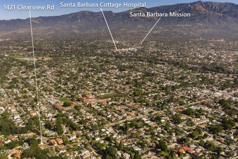Tiny photo for 1421 Clearview Road, Santa Barbara, CA 93101 (MLS # V1-36214)