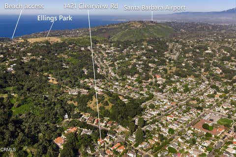 Tiny photo for 1421 Clearview Road, Santa Barbara, CA 93101 (MLS # V1-36214)
