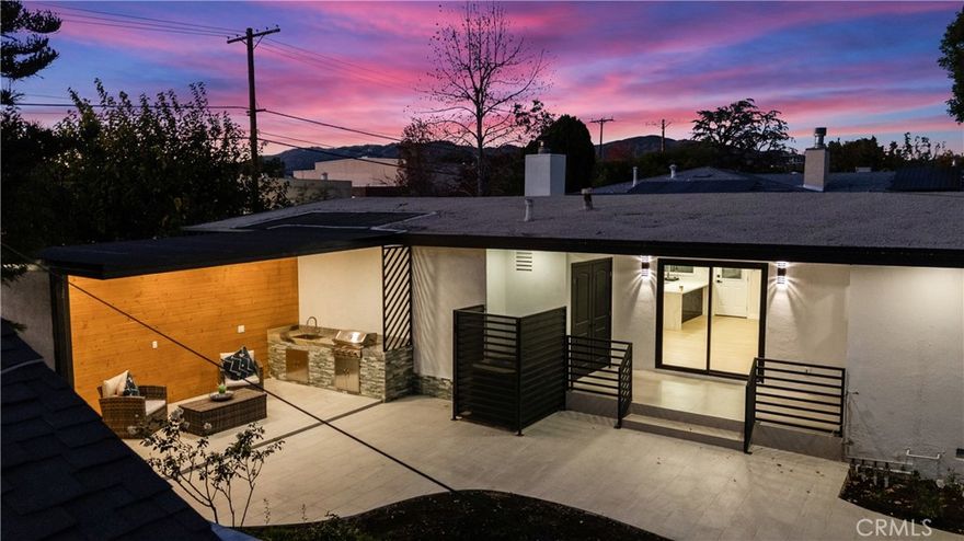 Stunning Fully Remodeled Home with Brand-New ADU!

Welcome to this beautifully remodeled 3-bedroom, 2-bath home featuring an inviting open floor plan, high ceilings, and an elegant fireplace in the spacious family room. Oversized windows fill the home with abundant natural light, highlighting the warm and modern design throughout.

The contemporary kitchen offers sleek finishes, built-in appliances, and a seamless flow perfect for cooking and entertaining. Step outside to a beautiful backyard patio complete with a brand-new outdoor grill—an ideal space to sit, relax, and enjoy BBQs and gatherings with friends and family.

A major highlight is the newly built 1-bedroom, 1-bath ADU, converted from the detached garage—ideal for guests, extended family, or rental income opportunities.

Located within the highly sought-after Granada Hills Charter High School boundary and just minutes from premier shopping, dining, parks, and major highways, this home offers both comfort and convenience.

Move-in ready and thoughtfully upgraded, this property is a rare find you won’t want to miss!