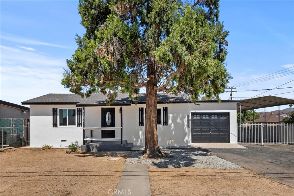 Welcome to this beautifully updated 2-bed, 1-bath home in Yucaipa! This gem offers a move-in-ready living experience, set on a generous 6,000+ sqft lot. Key upgrades include brand-new electrical, roof, plumbing, flooring, and windows, ensuring years of worry-free living. Fresh paint and modern fixtures enhance the home's interior. The newly landscaped front yard adds curb appeal, while the super-large RV parking space provides ample room for all your outdoor toys or storage needs. Whether you're looking for a move-in ready starter home or a place to downsize without compromising on quality, this home checks all the boxes. Don't miss the chance to make this gorgeous Yucaipa home yours!