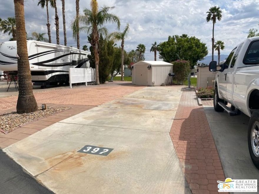 Sought-after RV lot for rent with no RV on it so you can bring your own! Desert Shadows RV resort is a gated Senior 55+ Community with 460 units. Amenities of the resort include 2 large well maintained Club houses, 3 Satellite Club Houses, Laundry, Restrooms, Sauna and Spa. A Grand Ballroom for events, 6 heated Pools, 1 Olympic size lap pool, Indoor pool, spa and sauna. Sunken lit tennis & pickle ball courts, indoor shuffleboard pavilion, fully equipped Fitness center, library with WI-FI and broadband, card and hobby rooms, Dance Studio, Craft Room, Wood Shop, Putting green and Picnic areas. This Lot is centrally located near the clubhouse facilities and abuts the green space, it has nice yard and includes a shed and Mountain views. Basic Cable, Free Wi-Fi in Clubhouse, Water, Trash, Sewer, Recycling program and landscaping in and around unit included. Renter pays for electricity