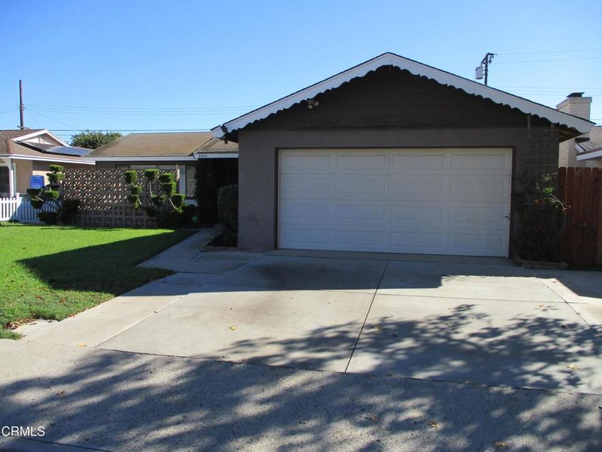 Come take a look at this centrally located residence ideal for raising a family.  Close to Sunkist Elementary School and Hueneme Naval Base.  Also enjoy nearby shopping and Channel Islands Harbor.  Home has 3 bedrooms, 2 baths, a den and huge family room with fireplace for entertaining possibilities.  Thru the family room sliding doors enter a huge back yard with covered patio, bbq and fruit trees!   Recently installed new forced air and air conditioning system.  Large laundry room, new exterior fencing and remodeled bathroom all add to this exceptional property.  Large garage and driveway for ample parking.