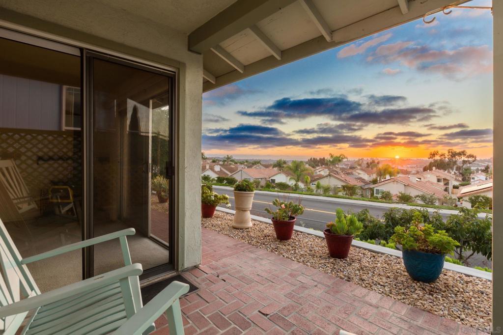 Welcome to one of the very few stick-built homes in the highly sought-after Vista Del Mar 55+ community, where the majority of residences are manufactured homes on permanent foundations. Properties like this rarely come to market! This well-maintained single-story home captures panoramic westerly views with dramatic sunsets and even peekaboo ocean vistas. Light and bright throughout, it offers a separate dining area, spacious family room, dedicated laundry room, and abundant storage. The oversized primary suite features an ensuite bath and walk-in closet, while recent upgrades, including a newer roof and HVAC system—add peace of mind. Step outside to your generous and private front patio, perfect for entertaining or relaxing in the coastal breeze. Vista Del Mar offers true resort-style living with a saltwater pool, tennis and pickleball courts, fitness center, clubhouse, and RV parking (subject to availability)—all with a remarkably low HOA. Just a short drive to the beach, Vista’s vibrant Main Street, local restaurants, wine bars, shopping, and more. Don’t miss this rare chance to own a site-built home in one of North County’s most desirable 55+ communities!
