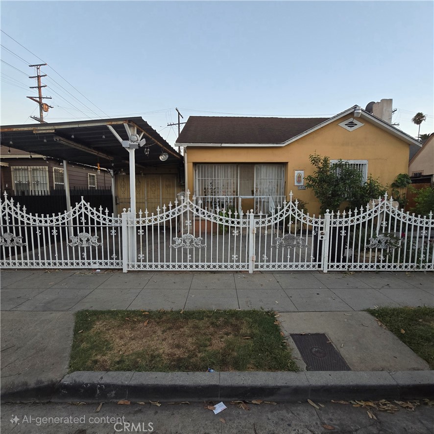 Investor opportunity, Home Sold As Is, close proximity to 110 FWY, Cash ONLY sale. Don't disturb tenants. Kitchen has granite countertops, dining room is in kitchen, house backs-up to alley, 3rd bedroom added to what was originally a large living room.