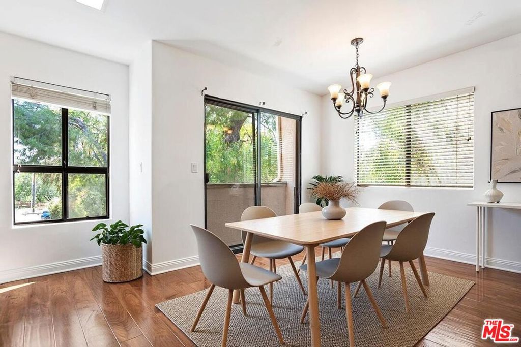 Welcome to this charming 2-bedroom, 2-bath townhome nestled in the heart of Agoura Hills. Offering 1,202 square feet of well-designed living space, this light-filled unit blends comfort and style with an open floor plan and vaulted ceilings. The spacious living room features a cozy fireplace and flows seamlessly into a dining area and kitchen with ample storage. Upstairs, the primary bedroom offers privacy, generous closet space, and direct access to the bathroom. A second bedroom completes the versatile layout, ideal for guests or a home office. Enjoy your morning coffee on the private patio and unwind in the serene, tree-lined community. Additional features include in-unit laundry room, central HVAC, and two car garage. Located close to shops, restaurants, parks, and top-rated Las Virgenes schoolsthis is a wonderful place to call home.