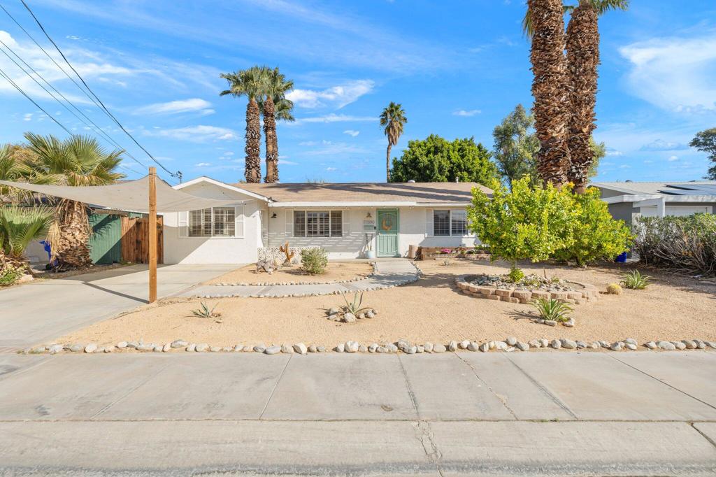 Stylishly remodeled 3-bedroom, 2-bathroom Boho Chic home located in the heart of Palm Desert Country Club. Fully furnished and move-in ready, this home welcomes pets (with owner approval). Utilities are separate. Annual lease preferred, though shorter-term options may be considered.Enjoy a relaxing Cowboy spool, BBQ area, stunning golf course views, and breathtaking sunsets over the San Jacinto Mountains. Just five minutes from top amenities including two major grocery stores, PDCC community pools (one heated), Joe Mann Park & Rose Garden, a dog park, and a children's playground.