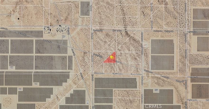 Opportunity awaits with this 1.46-acre parcel nestled in a growing area near established solar farms in Adelanto. This flat and accessible lot offers potential for future investment in renewable energy development. Accessibility is not too far from the paved road of Koala. All Buyers are to verify zoning, utilities, and land use with the County. Whether you're looking to invest or explore, this land is priced to sell—don’t miss out!