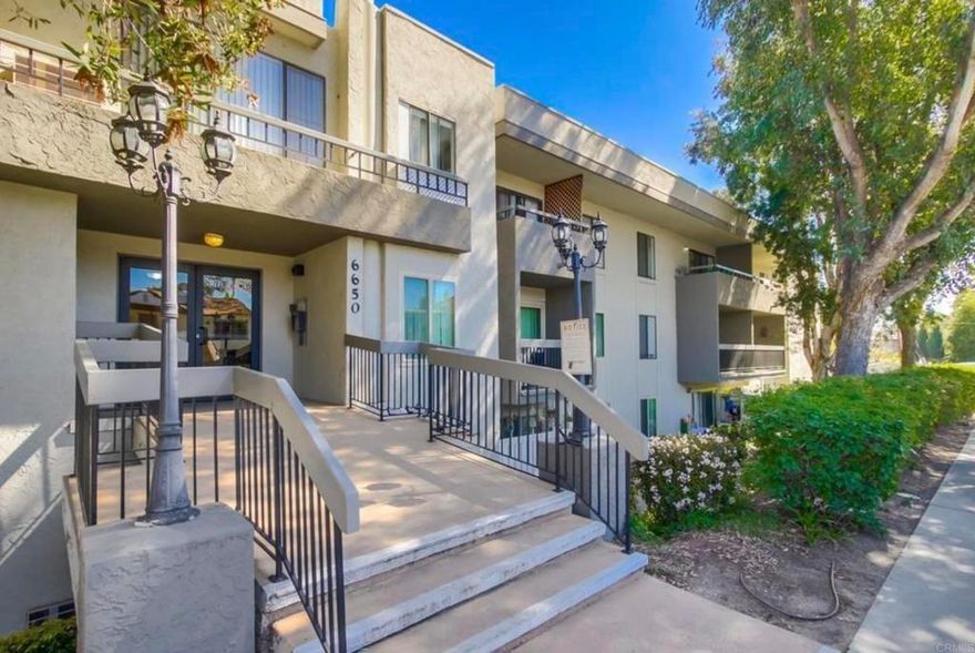 Discover this 1-bedroom, ground-floor condo in a 55+ community between La Mesa and the College Area.  Step inside to find: Your own little oasis Energy-efficient LED recessed lighting; new ceiling fans in each room A stunning kitchen with subway tile backsplash and stainless steel appliances, Quartzite counters, custom cabinetry, and a beautiful backsplash in the living room.  Pet friendly to a small dog/cat 15 ilbs.  Its located close to shops and restaurants.  It's Perfect for those looking to enjoy comfort, convenience, and make this place your home!