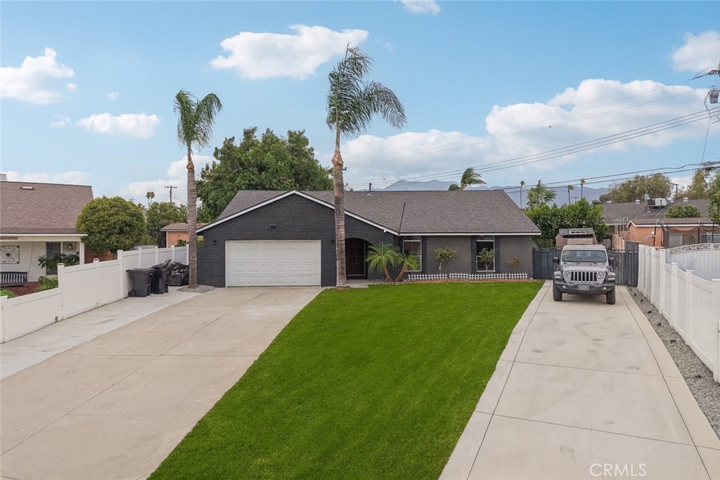 This home screams NEW—and you simply can’t find a brand-new build with all these features! Nestled at the end of a quiet cul-de-sac, this single-story Spanish-style gem offers the largest lot on the block with room to add an ADU.
Step onto the property and you’ll immediately notice the spacious double driveway, RV parking, mature palms, and incredible curb appeal. Inside, you’ll love the fresh upgrades including a new roof, new 200-amp electrical panel, new tile flooring, fresh paint, and a fully updated kitchen with sleek cabinetry and a center island perfect for entertaining.
The open-concept layout flows seamlessly from the living room to the dining area and kitchen, offering 3 spacious bedrooms, 2 updated baths, and 1,276 sq. ft. of comfortable living space.
Enjoy the expansive backyard—ideal for gatherings, gardening, or future expansion. With the bonus of RV parking, cul-de-sac privacy, and space to build an ADU, this property truly has it all.
Bonus: This home qualifies for a $20,000 grant—making it an incredible opportunity for buyers!
Don’t miss your chance to own this rare Fontana beauty. Call today to schedule your private tour and make this home yours!