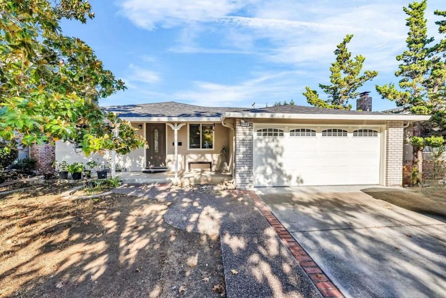 Fantastic opportunity to own this beautifully updated single-family home in the heart of Cupertino with top-rated schools! Featuring approximately 1,200 sq. ft. of living space, this 3-bedroom, 2-bath home offers a bright and welcoming floor plan. The spacious formal living room flows seamlessly into the tastefully remodeled open-concept kitchen and dining area --- perfect for everyday living and entertaining. Highlights include hardwood flooring throughout, high-energy-efficient spray foam insulation, newer shingle roof, dual-stage A/C condensing unit with variable-speed high-efficiency furnace, 200 AMP electrical panel, Owned solar, double-pane windows, and energy efficient water heater. The attached 2-car garage and backyard storage shed provide ample storage space. This beautiful home invites you to settle in and enjoy nearby parks, restaurants, shopping, all amenities and easy access to freeway, high tech companies, and the best recreation and entertainment venues in the area! Enjoy your new home!