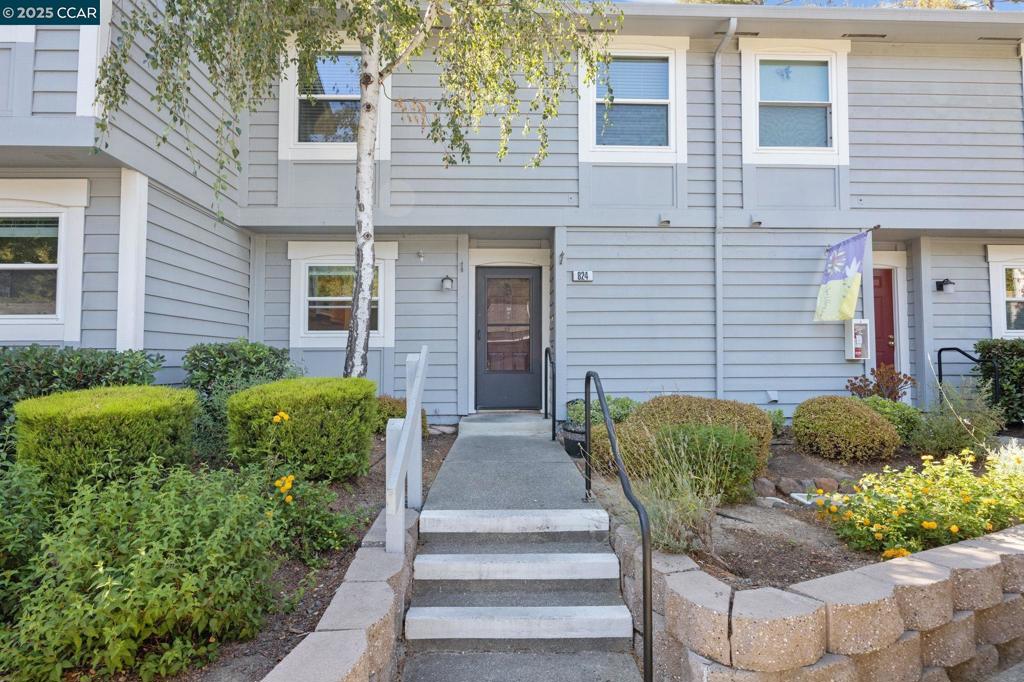 Resort-Style Living Awaits at Muirwood Square - First time on the market. Welcome to 824 Center Ave - this light-filled townhome in the highly sought-after and scenic Community of Martinez. From the moment you arrive, this residence invites you in with its perfect blend of comfort, privacy, and natural beauty. Step inside and enjoy the airy open-concept living and dining space where newly installed luxury vinyl flooring and newly painted interior awaits. The modern kitchen flows seamlessly into the living area, making entertaining and gatherings effortless. Enjoy a charming and private patio with easy access to the glistening pool—ideal for morning coffee, weekend reading, or dining under the stars. Upstairs, you’ll find a thoughtfully designed layout with newly installed carpet featuring 3 bedrooms and 2 full baths including a Jacuzzi tub to help relax you from a long day's work. Primary suite offers a serene retreat filled with natural light—perfect for unwinding at the end of your day. This Townhome is more than just a beautiful space—it’s a lifestyle. Stroll the tree-lined community walking paths, take a refreshing dip in the sparkling pool, or simply soak in the peaceful surroundings framed by vibrant native trees. Close distance to shopping, schools, downtown and more.