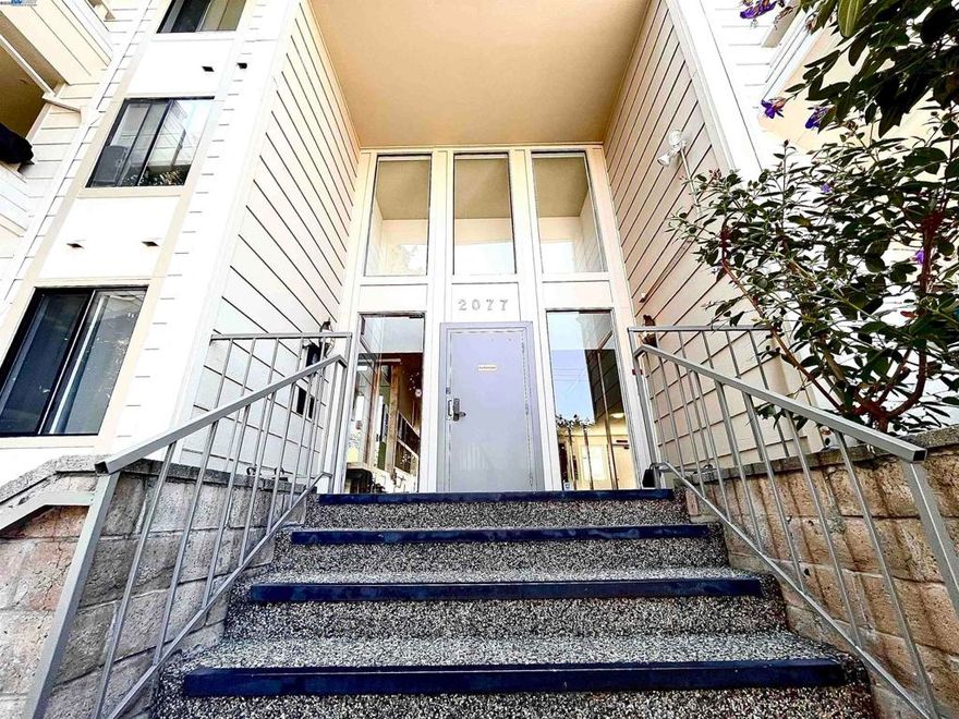 Step into easy living in the heart of Downtown San Leandro. This charming 1-bed, 1-bath condo offers an open floor plan, private covered balcony, and the convenience of in-unit laundry. The secure building includes a lobby entrance and dedicated underground parking.  Outside your door, enjoy a vibrant, walkable neighborhood—grab morning coffee from a local café, shop the weekend farmers market, or dine at nearby restaurants. BART is less than a mile away, and quick freeway access makes commuting a breeze. Perfect for those seeking a low-maintenance home with all the benefits of an urban lifestyle.