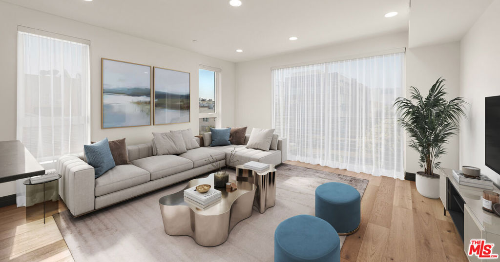 2BR 2BA with Private Outdoor area, an intimate collection of eight luxury residences nestled in prime Beverly Grove. Each elegant 2-bedroom, 2-bathroom apartment features designer-grade finishes, premium appliances, and seamless indoor outdoor integration with private patios, balconies, or rooftop decks (~450 sf on upper units). Elevator access, secure assigned garage parking with EV capabilities, longterm bike storage, and advanced keyless entry elevate daily living. Ideally located steps from The Grove, Original Farmers Market, Cedars Sinai, and West Hollywood, this boutique property blends city convenience with modern sophistication. Professionally managed, pet-friendly, and reflective of high-end rental benchmarks in Beverly Grove.