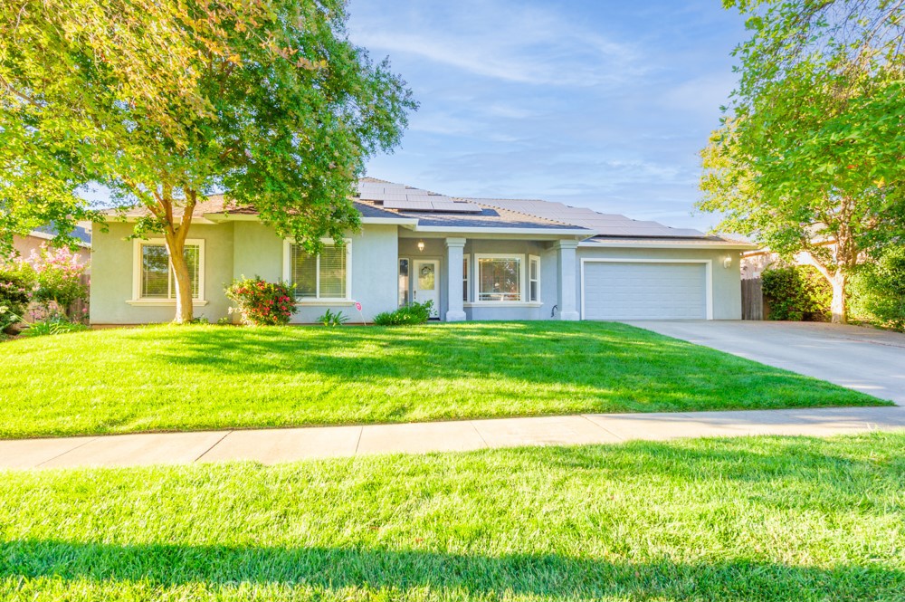 PRICE IMPROVEMENT! CHARMING NORTH CHICO HOME WITH POOL, SOLAR & PLENTY OF SPACE
Now offered at an even more compelling value, this beautiful 4-bedroom, 3-bathroom home has just been improved in price—making it one of the best opportunities in North Chico. The motivated seller is ready to move, and this is your chance to own a turn-key property in one of Chico’s most convenient and desirable neighborhoods.
Tucked away on a quiet cul-de-sac, the home spans 2,225 square feet and offers the perfect balance of comfort and style—whether you're hosting friends, working from home, or simply relaxing after a long day. Located just minutes from Pleasant Valley High School, Upper Bidwell Park, and the best of North Chico living.
Inside, you’ll find a light-filled, open-concept layout with updated finishes and timeless design throughout. The spacious kitchen includes a breakfast bar, stainless steel appliances, and seamless flow into the living area—ideal for entertaining and everyday life.
The primary suite is a true retreat, complete with a large walk-in closet, luxurious soaking tub, walk-in shower, and dual vanities. Three additional bedrooms and two more full bathrooms offer ample space for family, guests, or flexible use.
But the showstopper is the backyard: a private, resort-like oasis featuring a sparkling in-ground pool, beautifully maintained landscaping, an above-ground spa for year-round relaxation, and a productive garden area—perfect for growing your own fruits, vegetables, and herbs. Whether you’re enjoying a barbecue with friends or a peaceful evening under the stars, this outdoor space truly shines.
Don’t miss this fresh opportunity to own a North Chico gem—now at a new price and ready to sell.
This North Chico gem checks every box - location, layout, and lifestyle. This home wont last long!