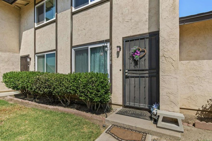 PRICE IMPROVEMENT! This is an enticing townhome located in a quiet, popular condominium project, featuring expansive lawns, a community pool with picnic area, and plenty of parking for residents and guests! As you enter the home, the first thing you’ll notice is the abundance of natural light pouring in through double-pane windows and sliding patio door. This not only enhances the beauty of the space but also helps improve energy efficiency year-round. Central heating and air conditioning (new capacitor installed!) add to the comfort of this home. The updated kitchen and bathroom boast quartz and granite countertops, newer cabinets, and a pantry with extra storage to keep things very well organized. The home also includes an enclosed garage with remote control door, a storage closet and cabinets, and a private parking space. Despite the serene atmosphere, this home is conveniently located less than 2 miles from freeway access, making commuting a breeze. Whether you're headed to work, a nearby shopping center, or one of the many dining options in the area, everything you need is just moments away. Closeby, you'll also find schools and the Walker Preserve hiking trail, all of which offer you the best of both worlds—peaceful living with easy access to all the essentials. Are you looking for a home like this?