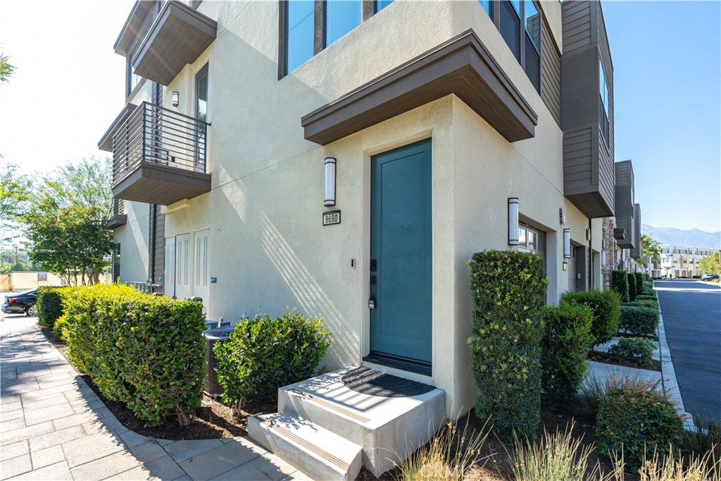 Welcome to 9690 Aire Pl, Rancho Cucamonga — a stunning former model home that blends modern design with upscale living. This stylish two-level condo features 2 spacious bedrooms and 2 full bathrooms, thoughtfully appointed with premium upgrades throughout. Step inside to discover luxury vinyl plank flooring, sleek gray cabinetry, quartz countertops with full backsplash, and dark bronze fixtures that elevate the kitchen and bathrooms. Enjoy abundant natural light through large Milgard windows, and convenience with smart home EVO technology, mirrored wardrobe doors, and in-unit washer, dryer, and refrigerator—all included for your comfort. Residents of NOVA at The Resort enjoy exclusive access to resort-style amenities, including a sparkling pool, jacuzzi, fitness center, yoga room, clubhouse kitchen, barbecue area, outdoor resident lounge, dog park, community garden, and scenic paseos. Ideally located within close distance to major retailers and dining hotspots like 99 Ranch Market, Costco, In-N-Out, Chick-fil-A, Ontario Mills, Victoria Gardens, and Toyota Arena.