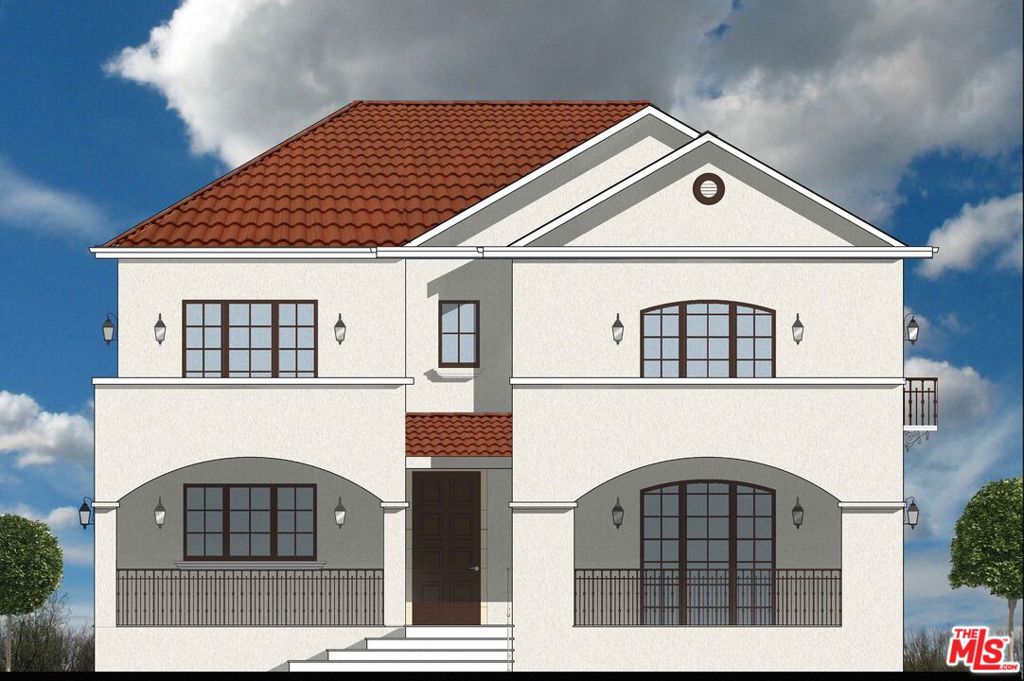 Opportunity to acquire a prime 8,400 sq ft lot in the heart of Los Angeles' historic West Adams Terrace (APN: 5059-007-012). This rare R1-1-HPOZ zoned property is being offered with approved architectural plans for a new Spanish Revival single-family home and a detached Accessory Dwelling Unit (ADU). The proposed main house will feature 3,770 sq ft of living space, including 7 bedrooms, 1 den, 1 office, 8 bathrooms, a spacious kitchen, and two covered porches. The rear ADU is designed with 1,200 sq ft, 3 bedrooms, 3 bathrooms, a powder room, and a 2-car garage below. The lot is conveniently located close to public transportation, making it an ideal in-fill development for investors or owner-users looking to build their dream home with additional income potential. Previous structure was lost to fire.