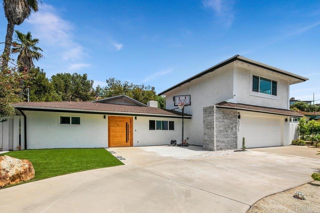 - REMOLDED. LOCATION. SOLAR. MANY UPGRADES. - Beautiful, remodeled home on the south end of Muirlands. - Transformed into an exciting coastal contemporary residence with numerous smart home upgrades. - New Fleetwood doors in the dining room create seamless indoor/outdoor flow, ideal for Southern California living. - Bright, open-concept living area designed for easy living and entertaining. - The kitchen features ample cabinets, tile countertops, an island range hood, a large island, and stainless appliances. - Remodeled primary suite with modern ensuite bath and walk-in closet. - Three additional bedrooms on the first floor perfect for guests, home office, or den - one with ensuite bath. - Entire exterior recently re-stuccoed and painted in a sophisticated Santa Barbara style. - Two-car attached garage with new flooring. - 220V outlet in the garage dedicated for EV charging. - Includes new stackable front-load washer/dryer and Water Boy whole house filtration system. - Just a short drive to La Jolla Village, the Cove, Windansea Beach, and Pacific Beach. - Close to good schools, parks, shopping, dining, and everything you need.