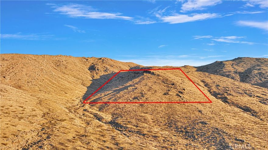 Own a piece of land with great views!  10 acres of beautiful Apply Valley land can be yours!  Enjoy the beautiful views and desert air while camping out or riding your off-road toys.  Approximately 10 miles from the 15 Frwy.  Use GPS coordinates 34.680258/-117.095809.  Outlines in photos are approximate, use land surveyor for exact property lines.
