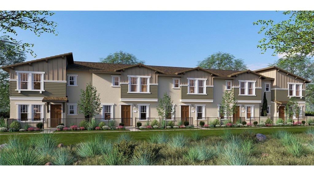NEW CONSTRUCTION - NEW COMMUNITY! Welcome to Dahlia at Sierra Vista, a brand-new townhome community located in a gated community in the city of Fontana, featuring a community pool and play lot. Dahlia at Sierra Vista offers two-story townhomes ranging from 1,584 to 1,705 sq. ft. with up to 4 bedrooms and 2.5 bathrooms. This Residence 1705 plan features 4 Bedrooms and 2.5 Baths, a spacious open-concept Great Room, Kitchen and Dining Area designed for gathering and perfect for entertaining friends and family. The gourmet Kitchen offers stainless-steel appliances including cooktop, dishwasher, and microwave/hood and quartz kitchen countertops. The second level features a thoughtfully-designed layout, offering spacious secondary bedrooms and Primary Bedroom, convenient laundry room and bathrooms with dual sink vanities. Among the features and finishes, homeowners will appreciate the unparalleled peace of mind in owning America’s Smart Home, Home is Connected. The Home is Connected package offers devices conveniently controlled though one application to stay connected to home around the clock.