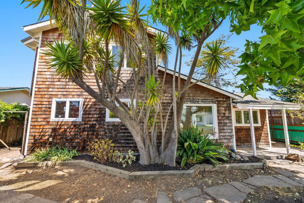 Unique custom home in prime Seacliff location near the most popular beaches in Aptos. Enjoy cool coastal breezes and a short stroll to the famous Mariannes Ice Cream, Manuels Restaurant, parks, pizza, shopping, and more. This bright and sunny home features multiple skylights, chef's kitchen with ss appliances, an upstairs master suite, open living spaces, beautiful flooring, and a private backyard with a gardeners area and separate workshop for hobbies or projects. Relax and take in the sea air and cool mist from your own beach retreat. This home is perfect as a primary home or coastal getaway.