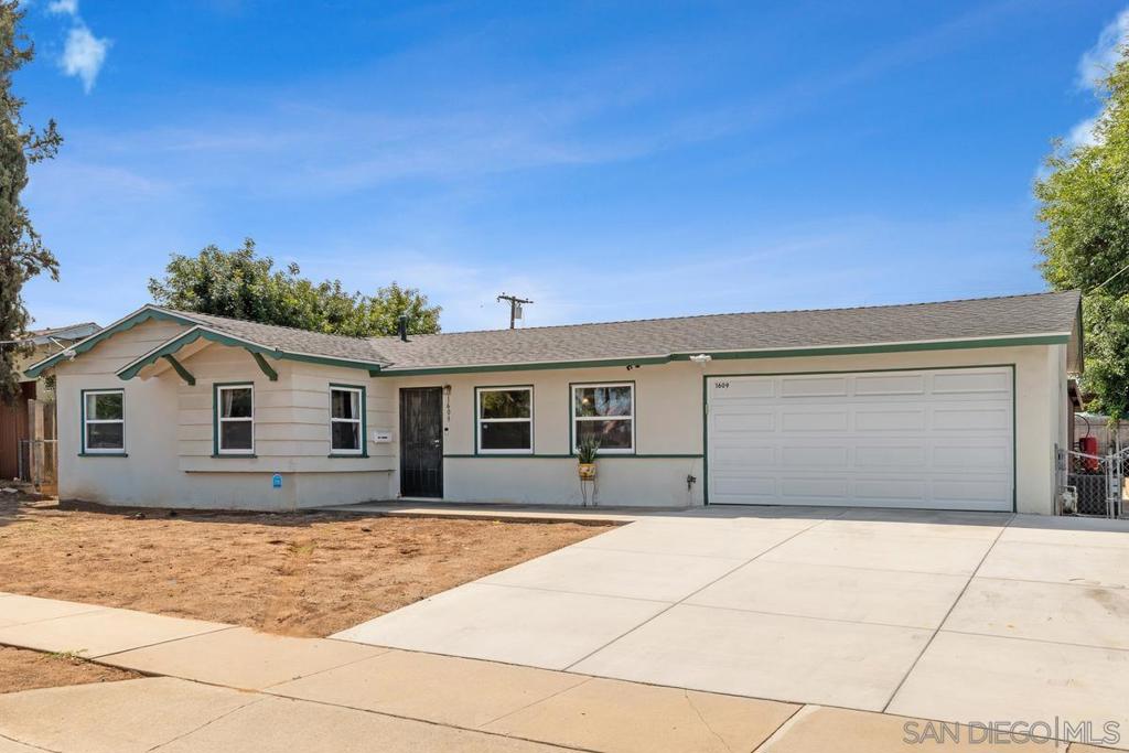 Here's a great variable price on a nice one story 3 bedroom 1.5 bath single family home in a quiet area of Granite Hills. Lots of upside potential . . . includes newer plumbing throughout, water softening system, central forced air & heat, newer roof, newer driveway & a 2 car garage w/ access from the kitchen! It has a good size backyard w/ patio & additional areas for entertaining, kids, pets etc. Seller is including all appliances including newer stove, refrigerator and washer/dryer. This home is located in a very nice residential area . . . you can even catch fireworks out of the living room window! Near shopping, restaurants, schools & easy access to freeway. Perfect for first time buyers or investors . . . Sewer: Sewer Connected Topography: LL